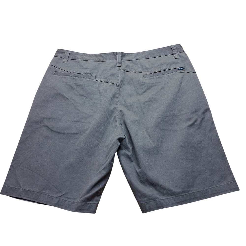 Volcom Chino Shorts Mens 40 Grey Excellent Modern Stretch Skate Casual - Picture 2 of 11